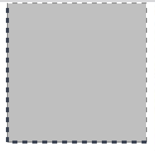 image showing the rectangle area with thick edges on the left and the bottom